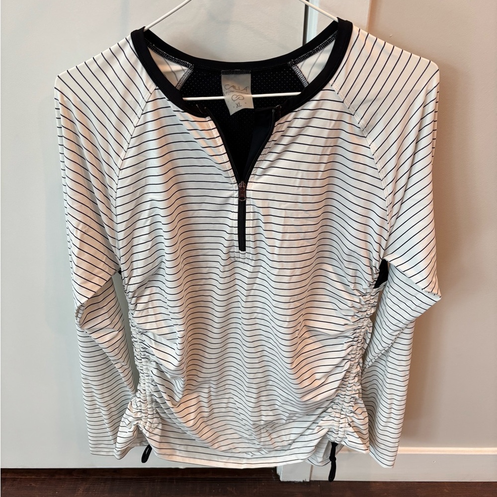 Calia by Carrie Underwood Pool White Cover-Up XL